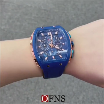 Luxury Chronograph Quartz Watch – Waterproof, Luminous Dial, Business Style